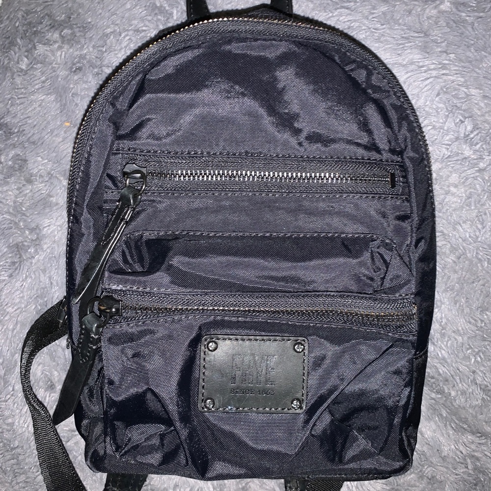 Frye Mini Nylon Backpack. Like New. BLACK.